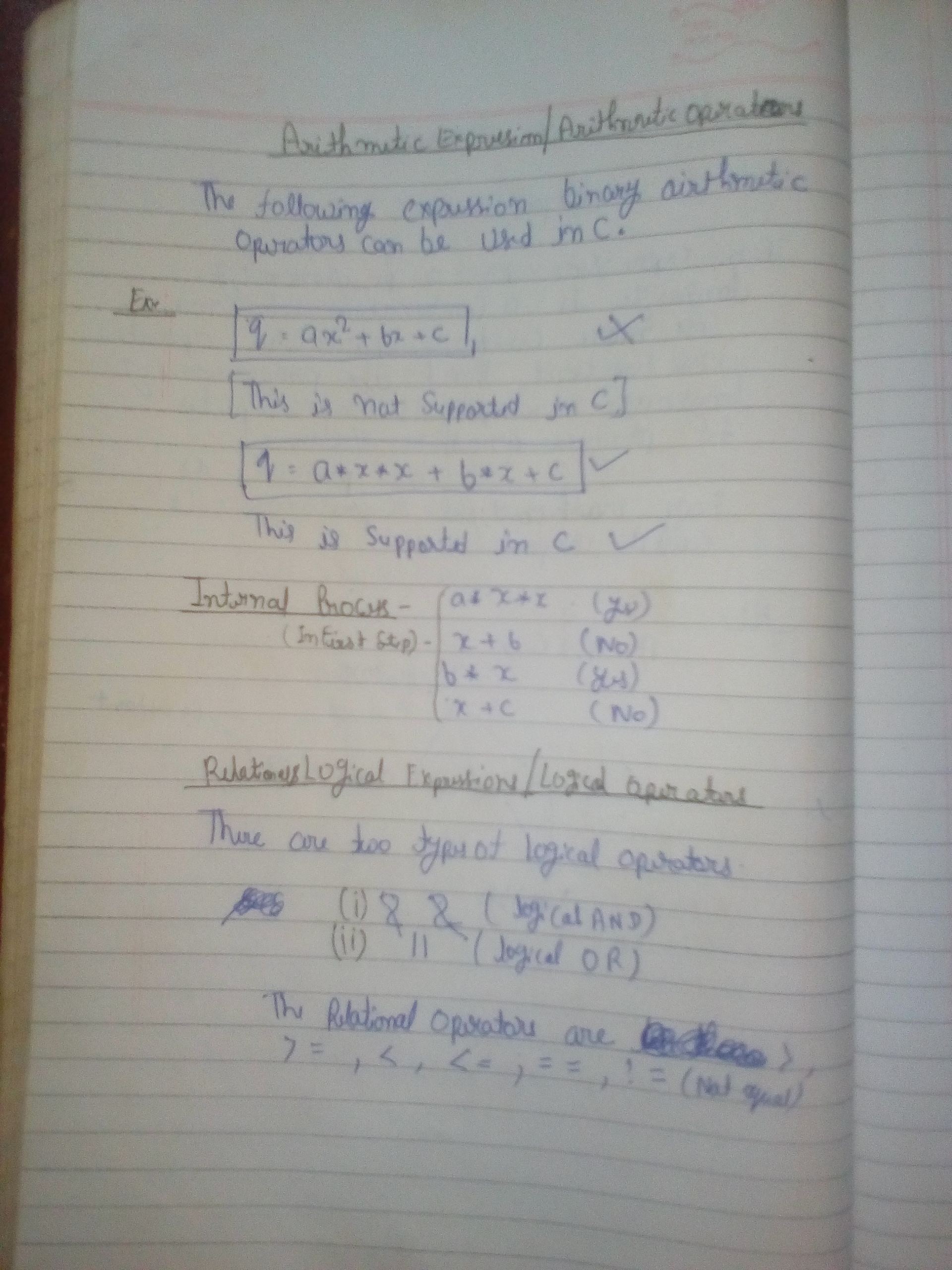 ARITHMATIC AND LOGICAL OPERATOR (First semester notes) Chapter-4 (Part-2) Makhanlal chaturvedi national University,Bhopal-IMG_20190926_120600.jpg